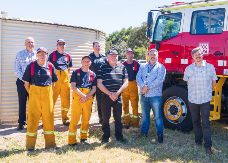 Community unites to deliver new fire fighting water tank for Baw Baw