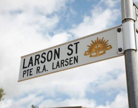 Bundaberg street sign honours life of young WWII soldier