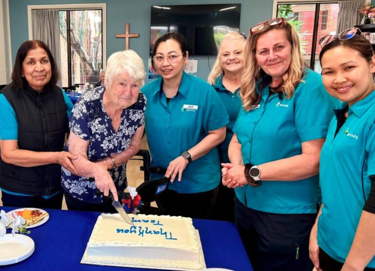 Residents give thanks to Ipswich aged care staff